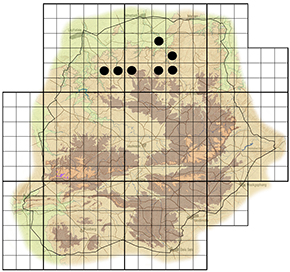 Entandrophragma caudatum Waterberg distribution